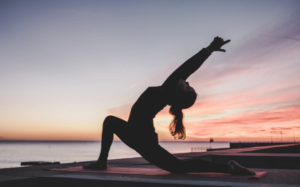 stretching